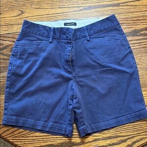 Lands' End Blue Shorts Classic Cotton Twill